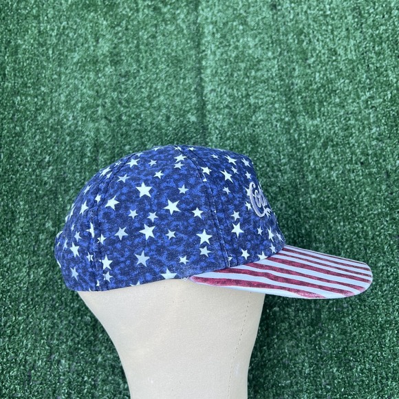 Vintage Coca-Cola Company American Flag AOP Snapback Hat Cap Patriotic USA 90s - Picture 4 of 10